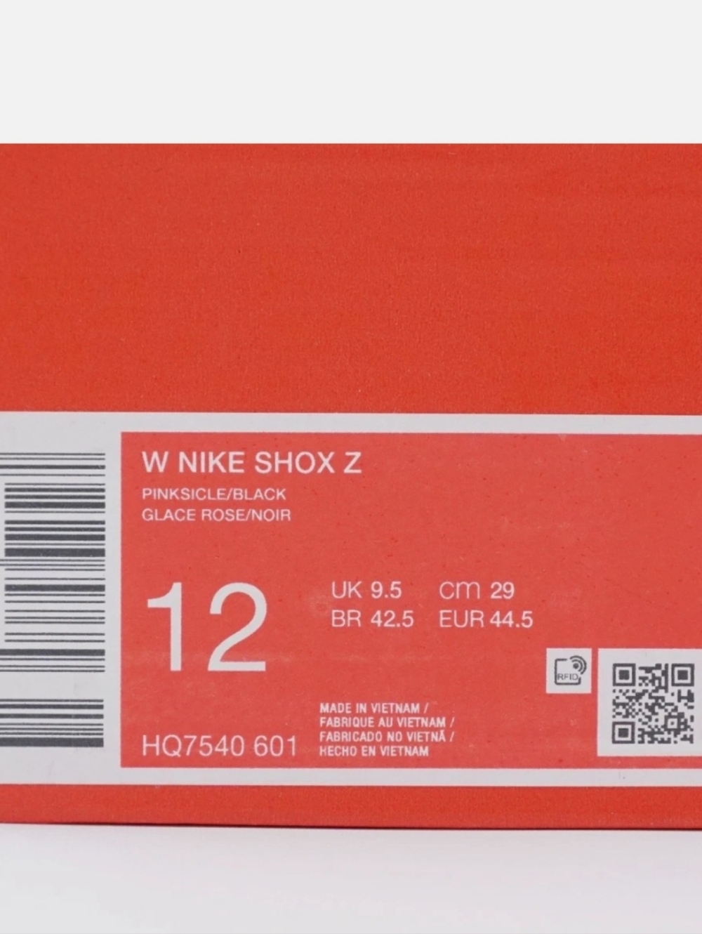 Nike Womens Shox Z Premium Get Pink Sz 12 - Picture 6 of 8